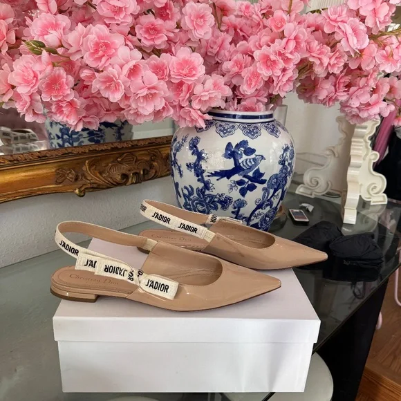 DIOR J'Adior Slingback Flats - Picture 1 of 5